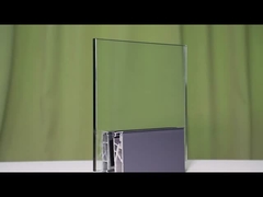 बहुमुखी एल्यूमीनियम यू चैनल ग्लास रेलिंग इंडोर एल्यूमीनियम ग्लास बैलस्ट्रेड