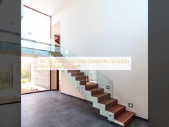 304 316 स्टेनलेस स्टील ग्लास स्टैंडऑफ पिन फिक्सिंग बोल्ट माउंटिंग रेलिंग सिस्टम