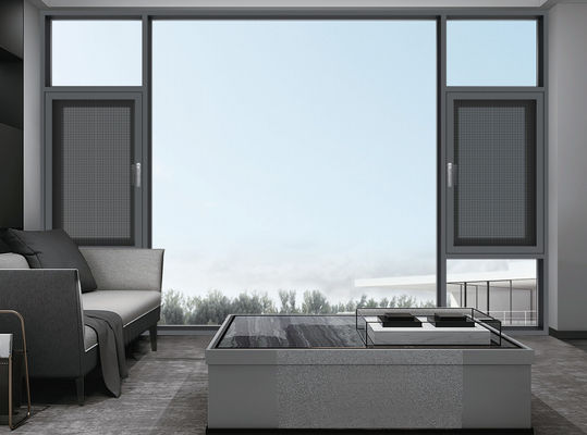 ऊर्जा की बचत एल्यूमीनियम स्विंग विंडो टेम्पर्ड ग्लास आउटडोर Casement विंडो