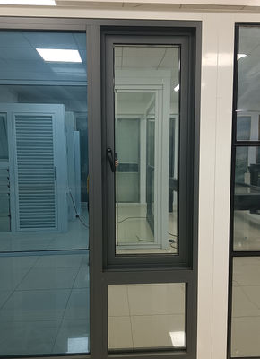 अनुकूलित स्विंग आउट एग्रेस विंडो पाउडर लेपित और चिकनी ऑपरेशन