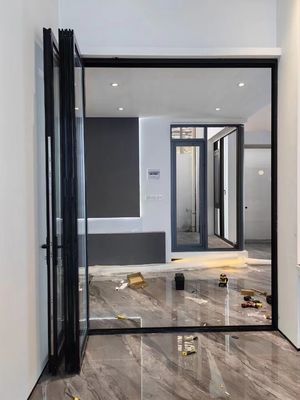 थर्मल ब्रेक एल्यूमीनियम फ्रेम स्लाइडिंग डोर धूल प्रतिरोधी