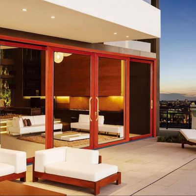 50 वर्ष के लंबे जीवनकाल के लिए टिकाऊ बड़े स्लाइडिंग ग्लास दरवाजा