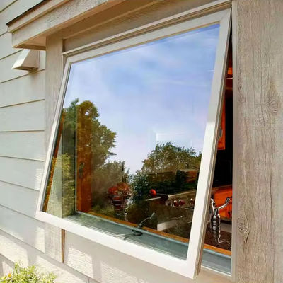 उच्च सुरक्षा एल्यूमीनियम फ्रेम सिंगल एविंग के साथ झुकने और बारी खिड़की