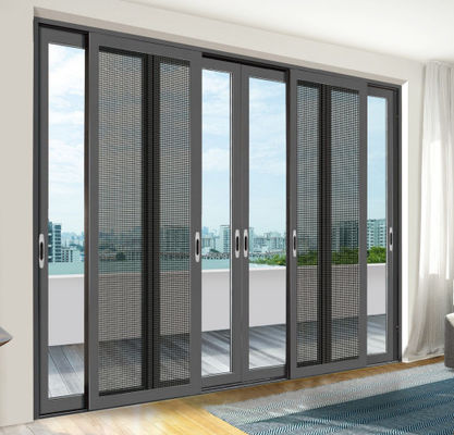 अनुकूलित आवासीय एल्यूमीनियम स्लाइडिंग ग्लास दरवाजे