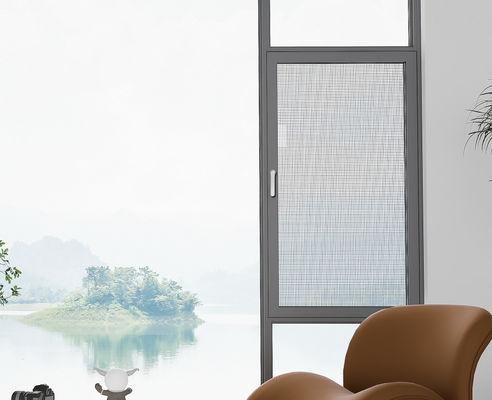 अल्युमिनियम टिकाऊ कैसेमेंट खिड़की के साथ टेम्पर्ड इन्सुलेटेड ग्लास और टुकड़े टुकड़े ग्लास