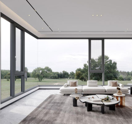 आसान रखरखाव एल्यूमीनियम स्विंग विंडो संक्षारण प्रतिरोधी स्विंग ग्लास विंडो