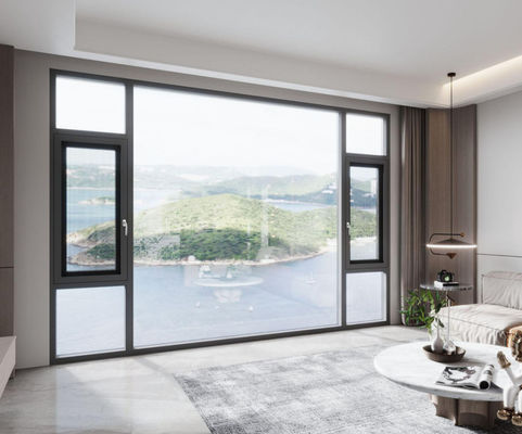 आसान रखरखाव एल्यूमीनियम स्विंग विंडो संक्षारण प्रतिरोधी स्विंग ग्लास विंडो