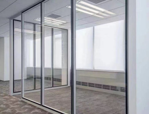 अनुकूलित आकार एल्यूमीनियम स्विंग दरवाजा टेम्पर्ड अछूता स्विंग ग्लास दरवाजा