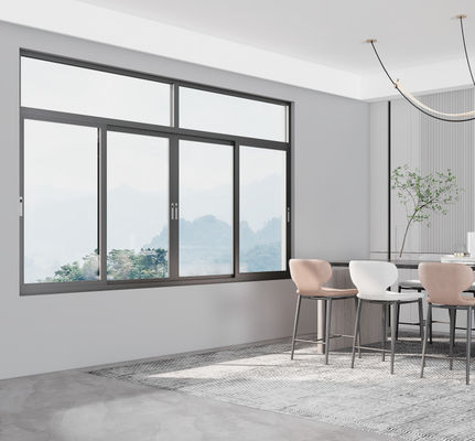 बहु बिंदु तालाबंदी प्रणाली और हार्डवेयर के साथ SZG पाउडर लेपित स्लाइडिंग एल्यूमीनियम विंडो