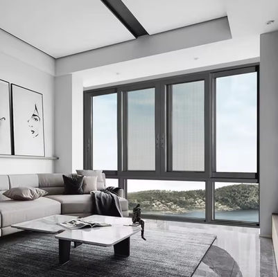 SZG एल्यूमीनियम स्लाइडिंग तूफान खिड़कियां अनुकूलन योग्य और कीट प्रतिरोधी