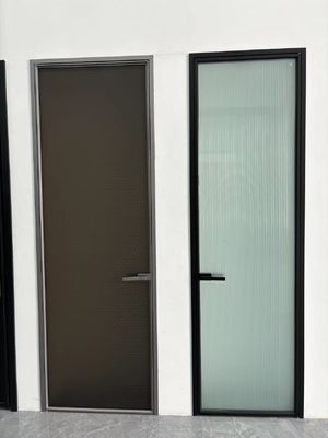 दीवारें डिवाइडर आंतरिक एल्यूमीनियम स्विंग दरवाजे अनुकूलित फ्रेंच Casement