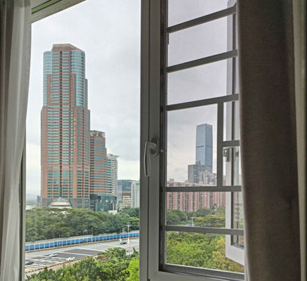 डबल ग्लेज़्ड एल्यूमीनियम स्विंग विंडो कस्टम स्विंग ग्लास विंडो