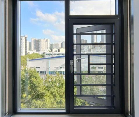 उच्च सुरक्षा लॉक करने योग्य खिड़की स्विंग्स मल्टी प्वाइंट लॉक के साथ खुलती हैं