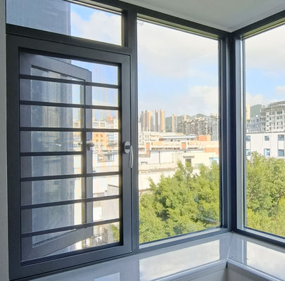 अनुकूलन योग्य एल्यूमीनियम स्विंग विंडो पाउडर लेपित Casement स्विंग विंडो