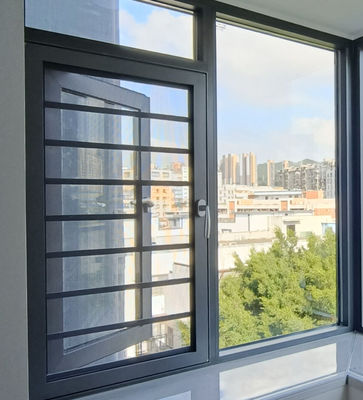 अनुकूलन योग्य 1.2 मिमी एल्यूमीनियम कैसमेंट स्विंग विंडो आधुनिक डिजाइन