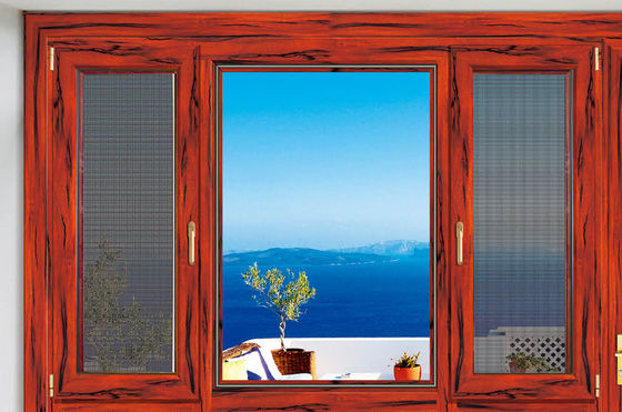 पवन प्रतिरोध झुकाव मोड़ एल्यूमीनियम खिड़कियां डबल ग्लेज़ के साथ समायोज्य