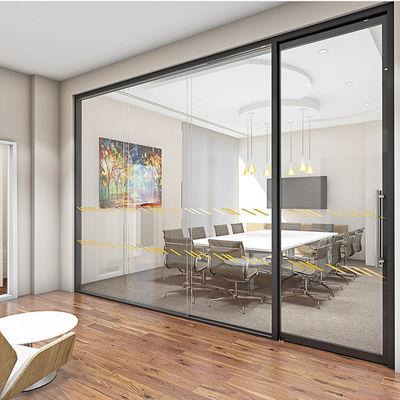 गोपनीयता संरक्षण वाणिज्यिक ग्लास विभाजन आधुनिक डिजाइन के साथ अनुकूलन योग्य