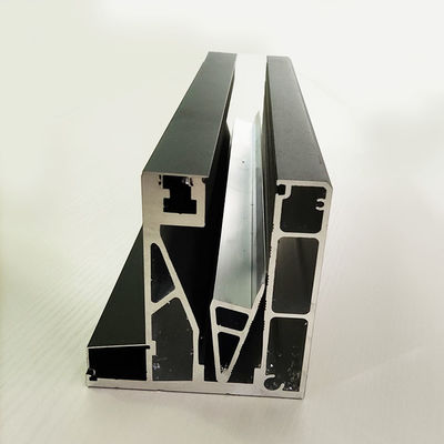 आधुनिक एल्यूमीनियम यू चैनल ग्लास रेलिंग अनुकूलित फ्रेमलेस ग्लास बालकनी रेलिंग