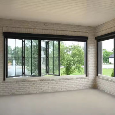 आसान स्थापना और अनुकूलन योग्य सतह उपचार के साथ स्टील/एल्यूमीनियम टेम्पर्ड ग्लास विंडो