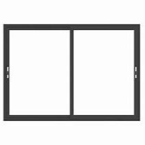 थर्मल ब्रेक स्टेनलेस स्टील हार्डवेयर के साथ निर्माण के लिए एल्यूमीनियम खिड़कियां