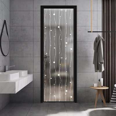 अत्यधिक तापमान के लिए एल्यूमिनियम मिश्र धातु 6063-T5 फ्रेम और 5 साल से अधिक की वारंटी के साथ टिकाऊ एल्यूमिनियम स्विंग दरवाजा