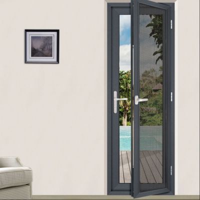 एल्यूमीनियम डबल ग्लास स्विंग डोर स्टोर फ्रंट एल्यूमीनियम डबल हिंगेड डोर