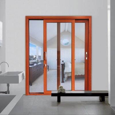 तेल धुएं की रोकथाम के लिए लंबे समय तक चलने वाला एल्यूमीनियम स्लाइडिंग डोर 50 वर्ष जीवन काल और उच्च ऊर्जा दक्षता