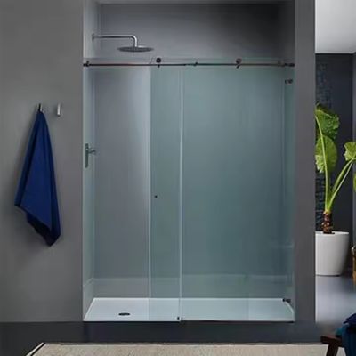 आंतरिक कांच विभाजन दरवाजा जिसमें 1.4 मिमी प्रोफाइल मोटाई वाला फ्रॉस्टेड ग्लास और 50 साल का जीवनकाल है