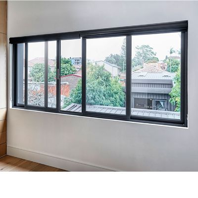 भारी ड्यूटी क्षैतिज एल्यूमीनियम स्लाइडिंग विंडो 5 साल से अधिक की वारंटी के साथ
