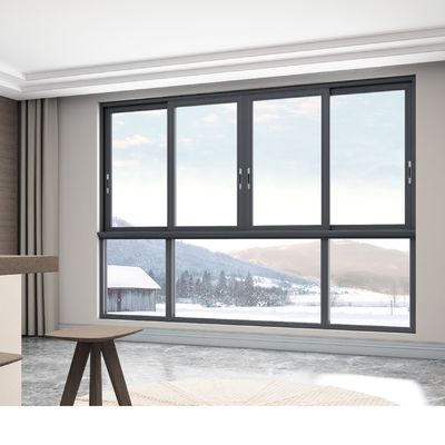 50 साल के जीवनकाल के लिए एल्यूमीनियम मिश्र धातु फ्रेम और इंसुलेटेड ग्लास के साथ डबल ग्लेज्ड स्लाइडिंग विंडो