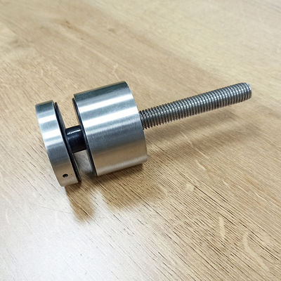 8-12 मिमी ग्लास के लिए 30 मिमी/42.4 मिमी व्यास के साथ समायोज्य स्टेनलेस स्टील 304/316 स्टैंडऑफ ग्लास रेलिंग सिस्टम