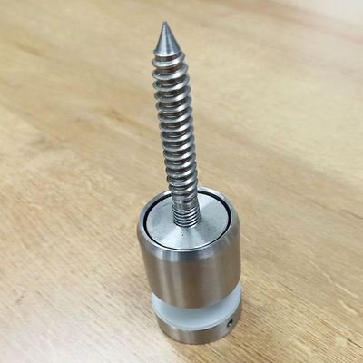 8-12 मिमी ग्लास के लिए 30 मिमी/42.4 मिमी व्यास के साथ समायोज्य स्टेनलेस स्टील 304/316 स्टैंडऑफ ग्लास रेलिंग सिस्टम