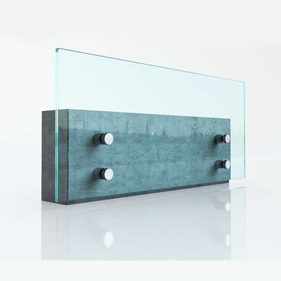 स्टेनलेस स्टील स्टैंडऑफ़ माउंट पैनल होल्डर बोल्ट्स हार्डवेयर आउटडोर सीढ़ियों बालकनी के लिए