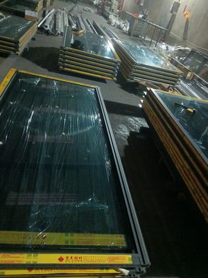 मोटी फ्रेम तह कांच दरवाजे आंतरिक धूल प्रतिरोधी आसान सफाई